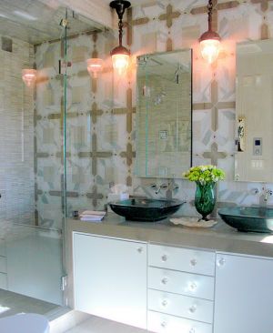 Interior design inspired by mother of pearl hues - Elle Decor Showhouse 2010 -Master Bath.jpg
